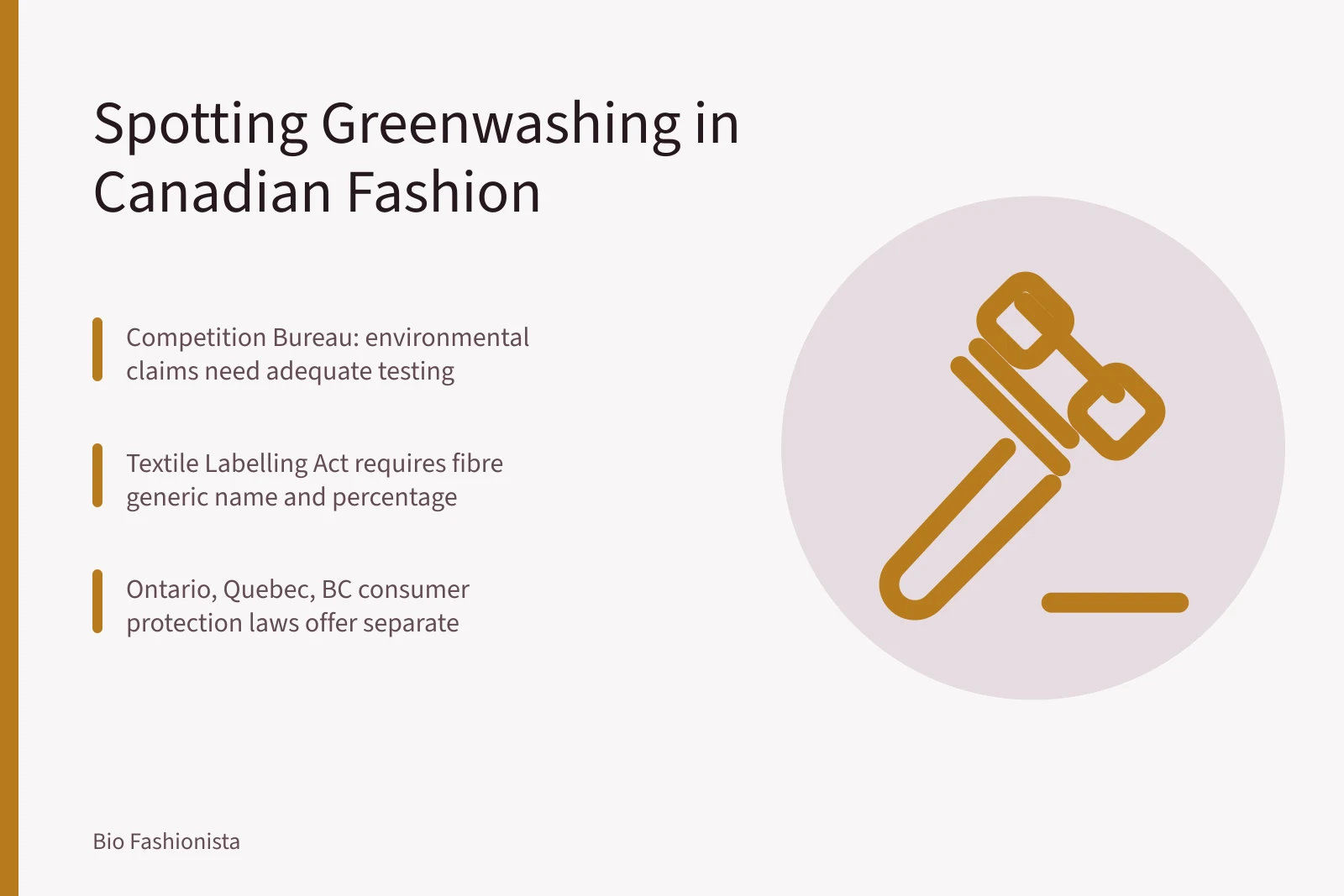 Card on Canadian greenwashing rules for fashion brands. How to Spot Greenwashing in Canadian Fashion Brands