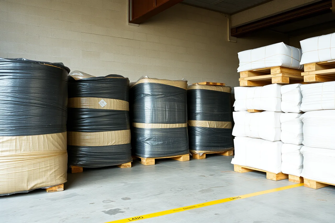 Quarantined contaminated bales separated from clean textile stock (Straight talk about reuse and recycling, without the sales pitch)